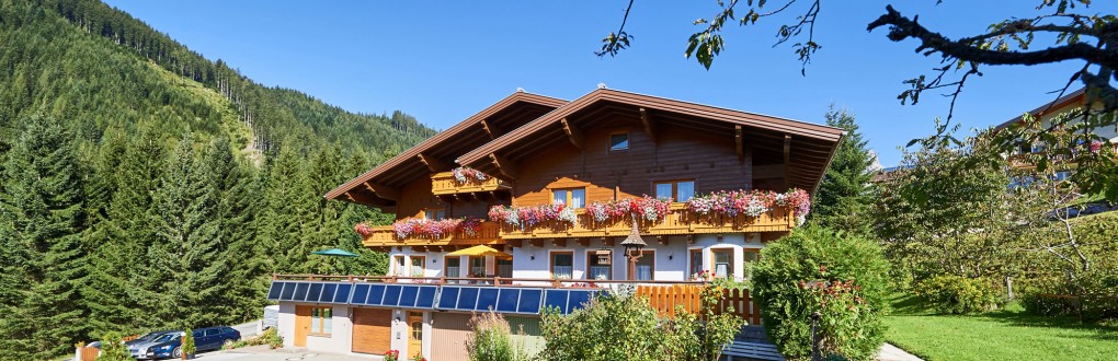 Appartements Haus Gappmaier in Filzmoos im Sommer