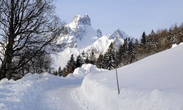 Ihr Winterurlaub im Haus Gappmaier mit der Bischofsmütze im Hintergrund